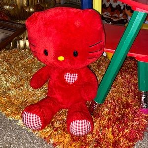 Vintage Hello Kitty Red Gingham Build a Bear